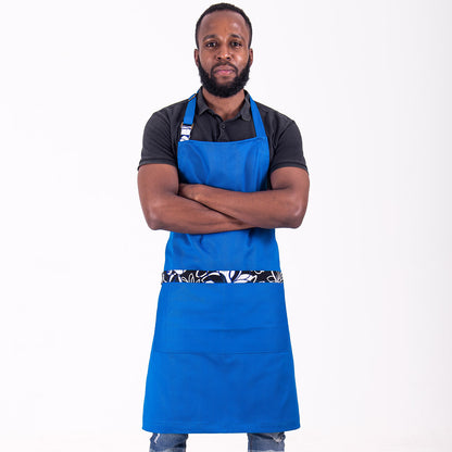 Jikoni Full Apron- Zilly Blue