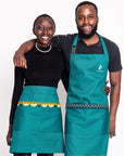 Jikoni Full Apron - Green