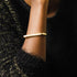 Handmade Brass Open Blade Bracelet for Women - Kesi