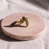 Adjustable African Shaped Brass Ring Ecodunia