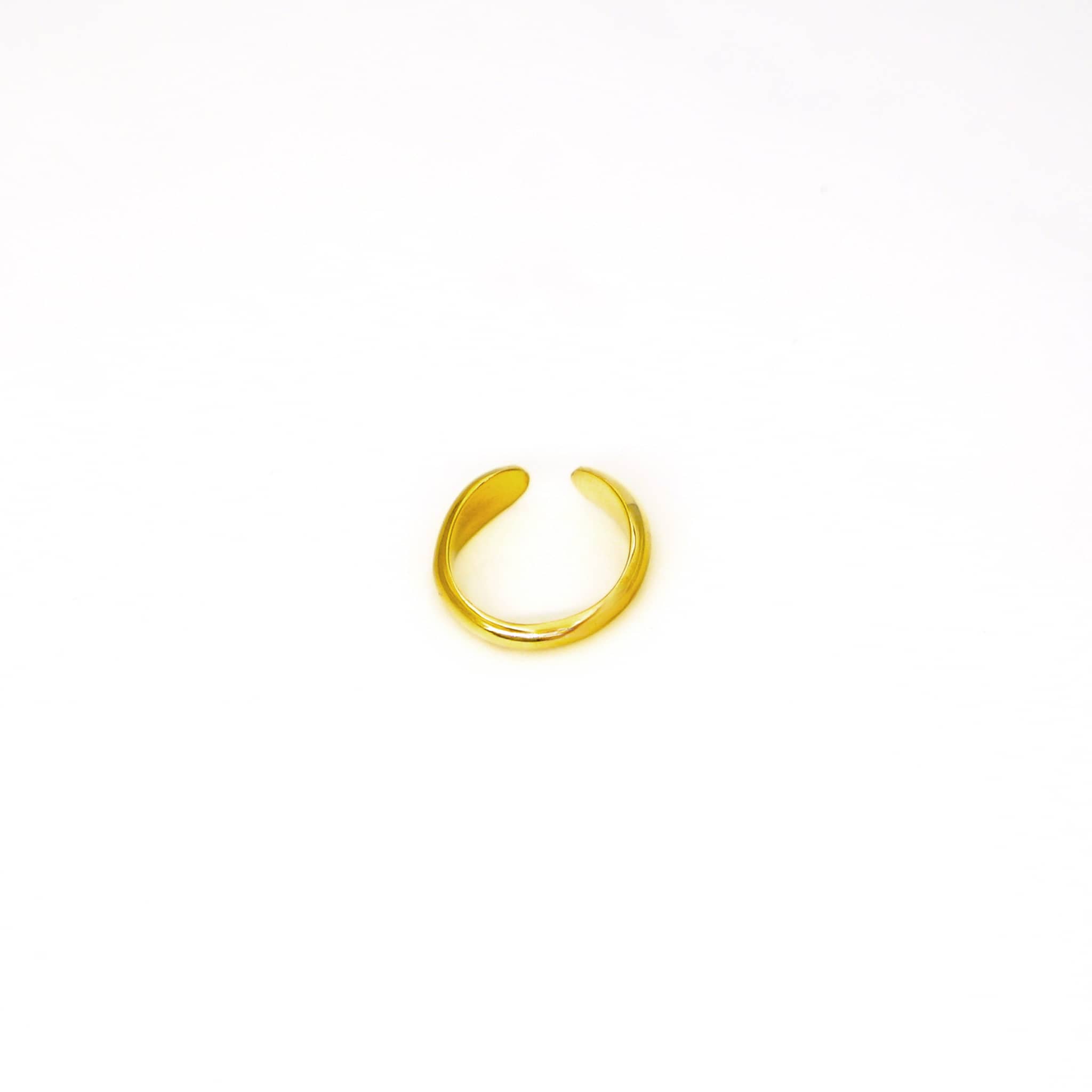 Brass Open Droplet Ring | Amana - EcoDunia