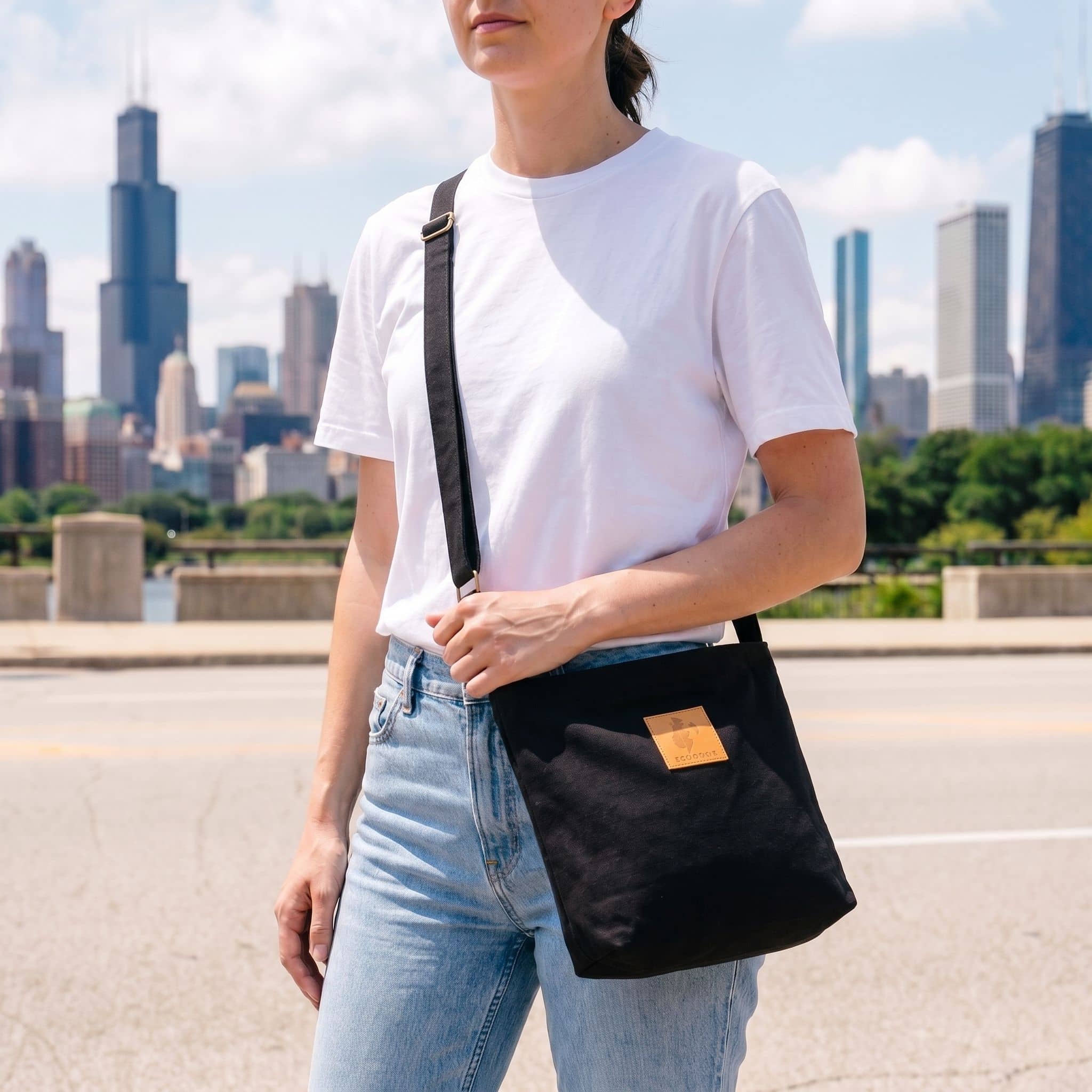 Canvas Mini Crossbody Bag for Men &amp; Women | Amani 