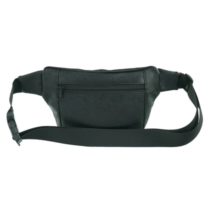 Black Vegan Crossbody Fanny Pack 