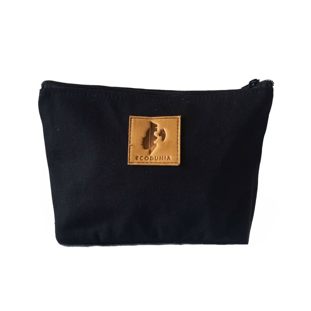 Ren Canvas Makeup Bag – Fair Trade Cosmetic &amp; Toiletry Pouch 