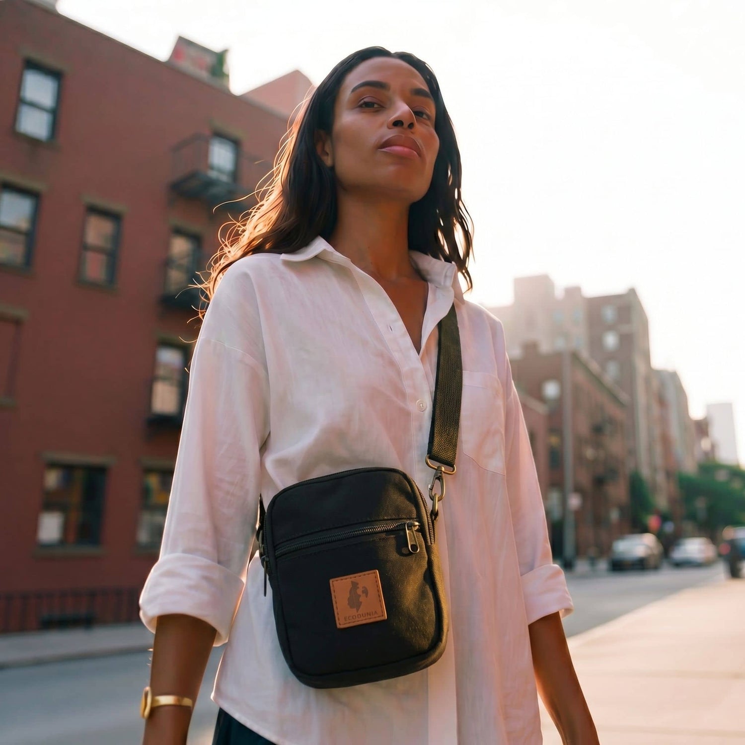 Rozi Canvas Crossbody Bag 1L | Mini Shoulder Bag 