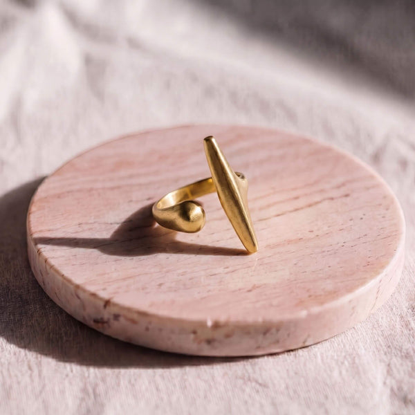 Blade and Ball Open Ring | Jabari - EcoDunia