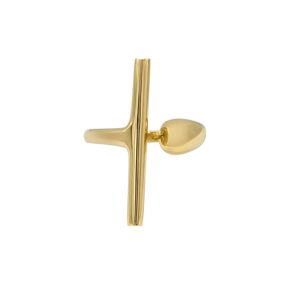Blade and Ball Open Ring | Jabari - EcoDunia