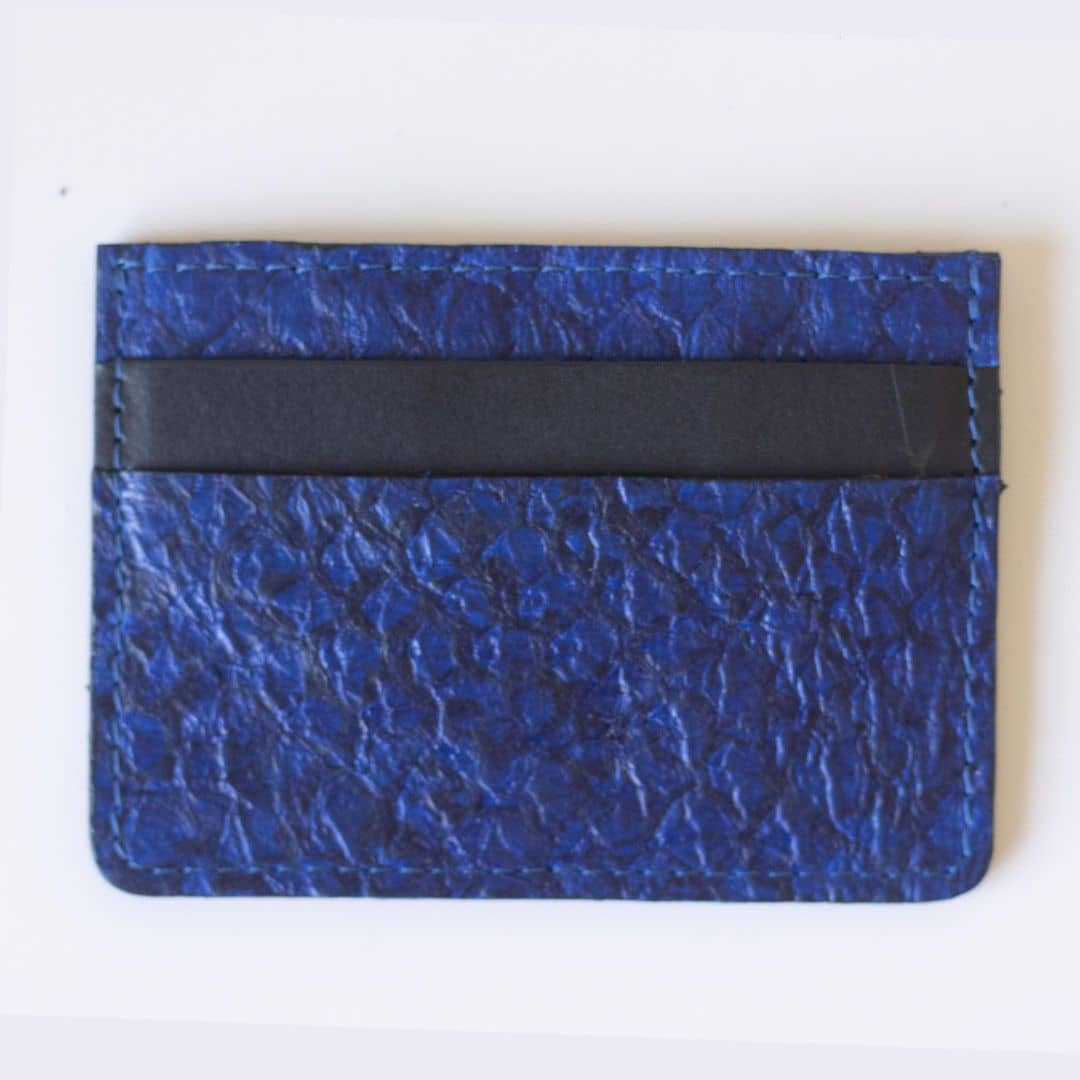 Fish Card Holder Wallet, Unisex Leather Card Case - EcoDunia 