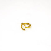 Brass Open Interlock Band Ring | Buni Ecodunia