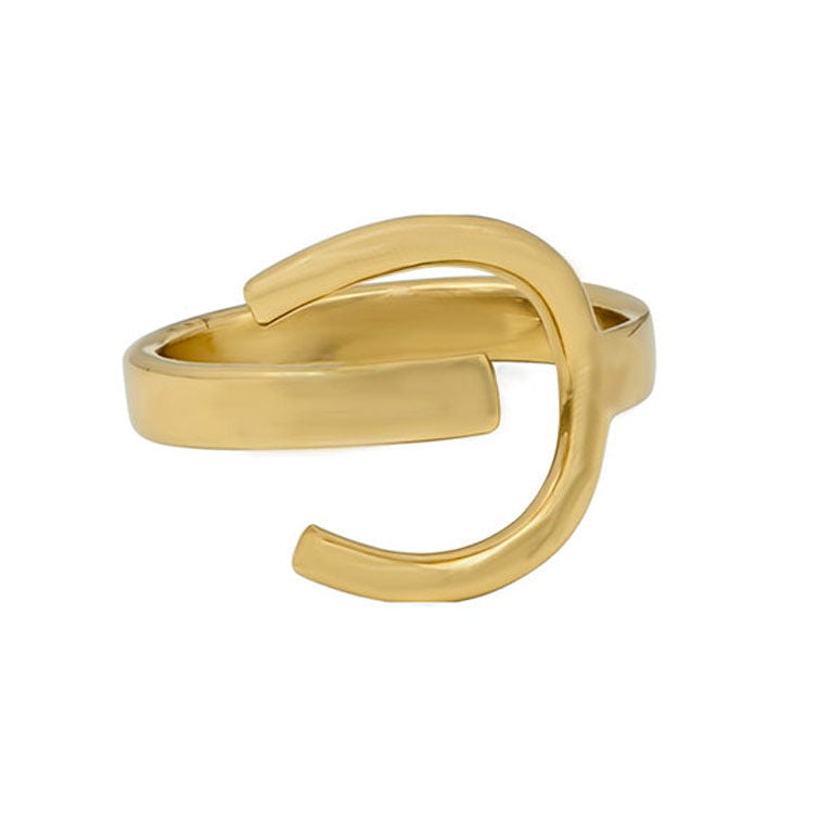 Brass Open Interlock Band Ring | Buni Ecodunia