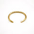 Brass Circular Twist Cuff Bracelet for Women - Uzi