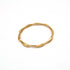 Hammered Sculptural Brass Bangle Bracelet | Sema - EcoDunia