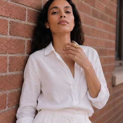 Ribbed Shield Statement Ring | Bata Ecodunia