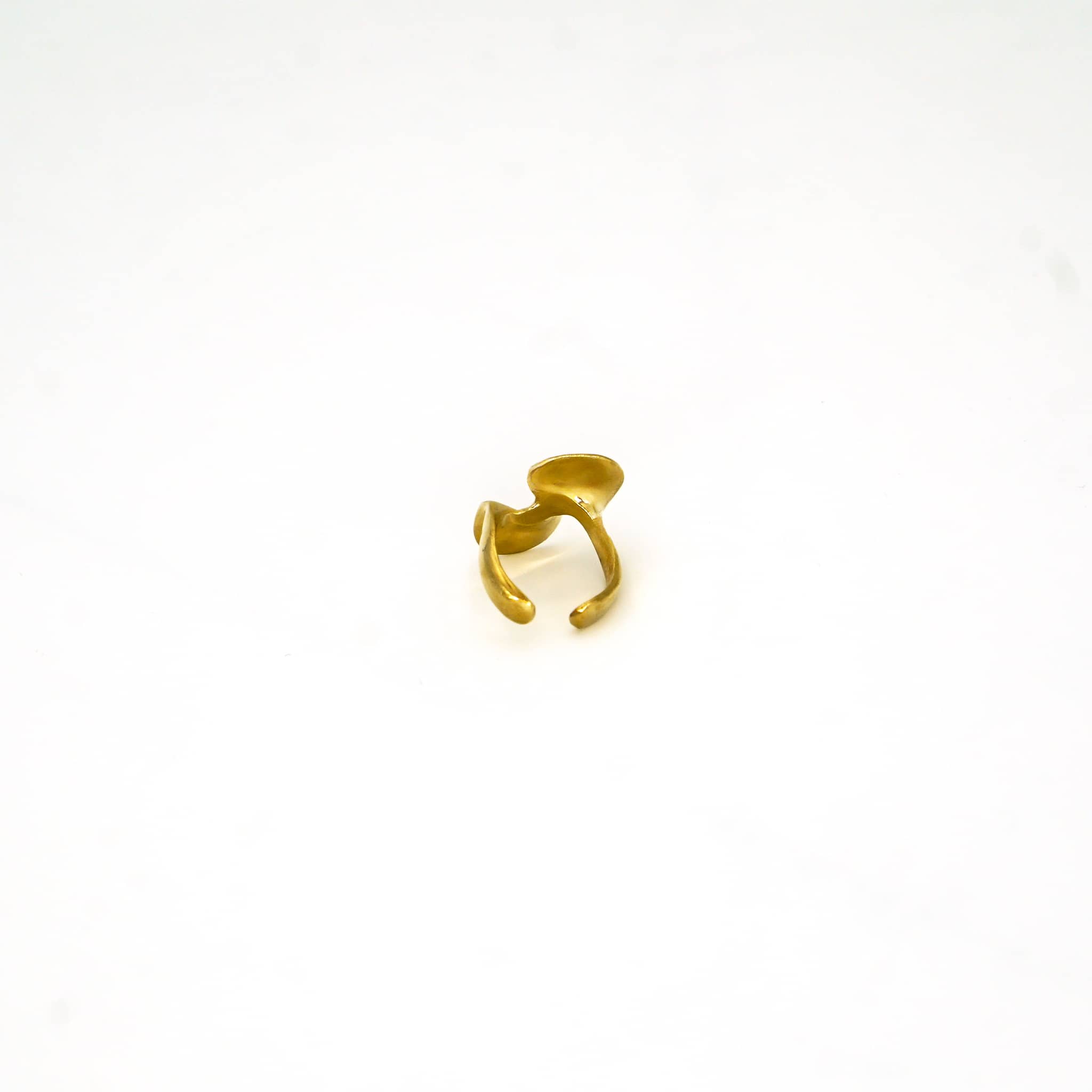 Double Pebble Open Ring | Shanga - EcoDunia