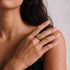 Brass Square Signet Ring | Mamba - EcoDunia