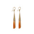 Brass & Bone Teardrop Drop Earrings | Shela - EcoDunia