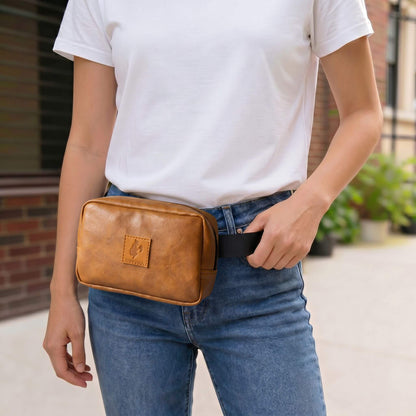 Vegan Leather Crossbody Belt Bag Ecodunia 