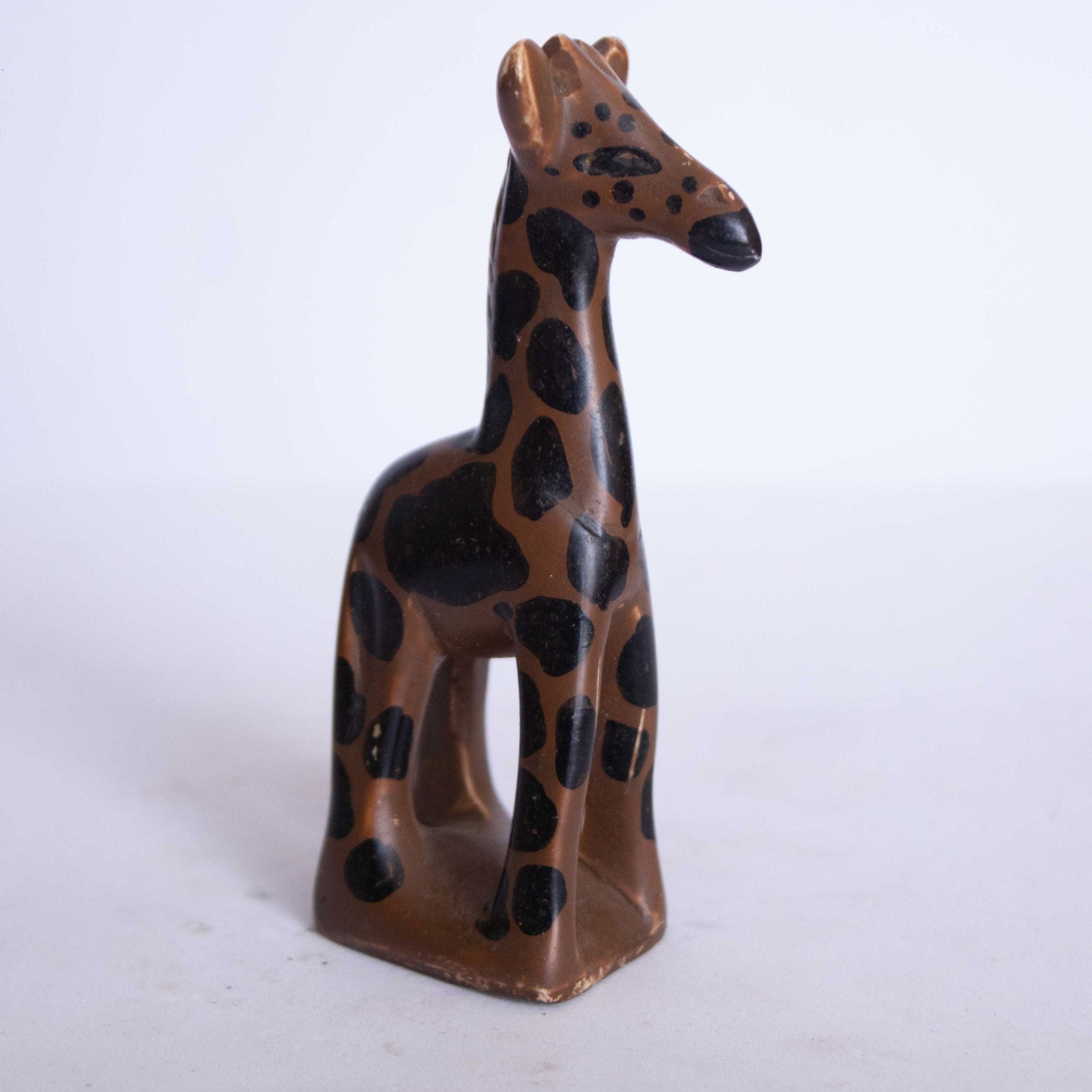 Hand Carved Giraffe Soapstone Sculpture