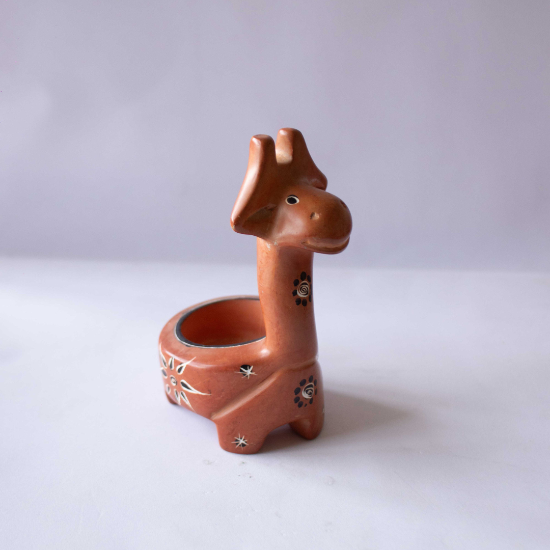 Hand Carved Giraffe Soapstone Sculpture