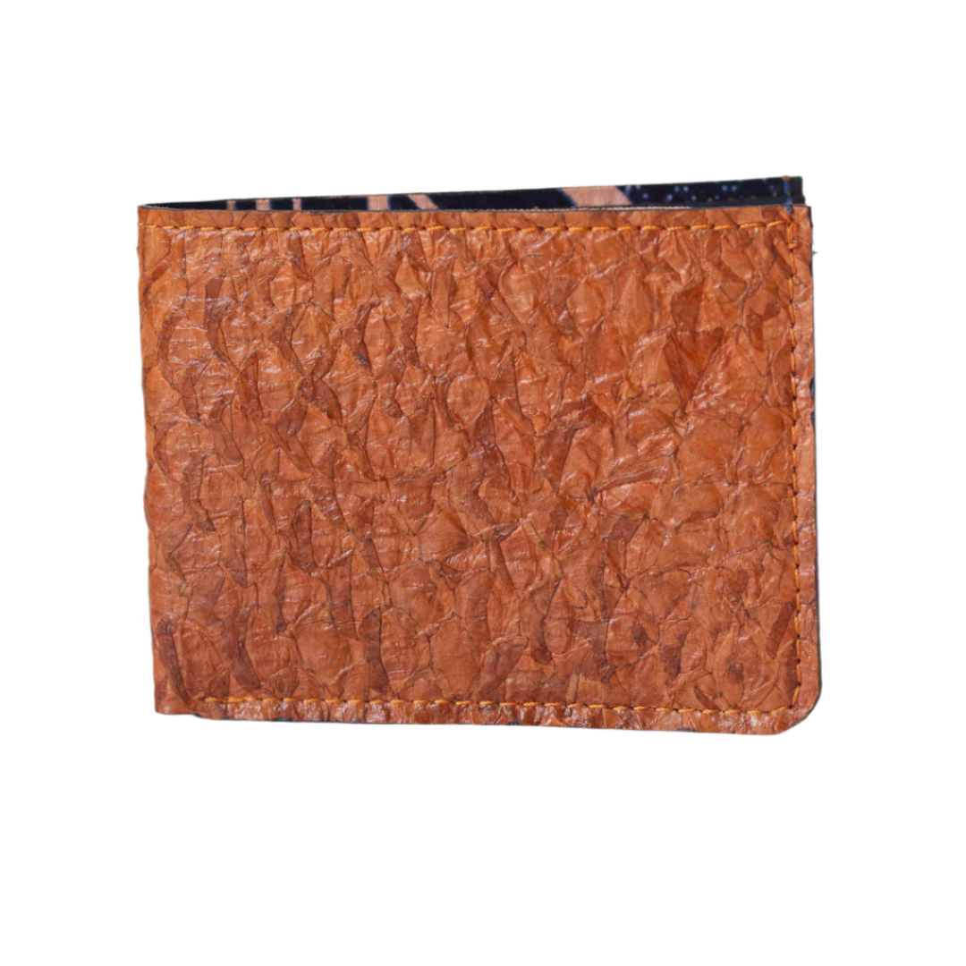 Genuine Slim Fish Wallets - Bifold Fish Leather Wallet 