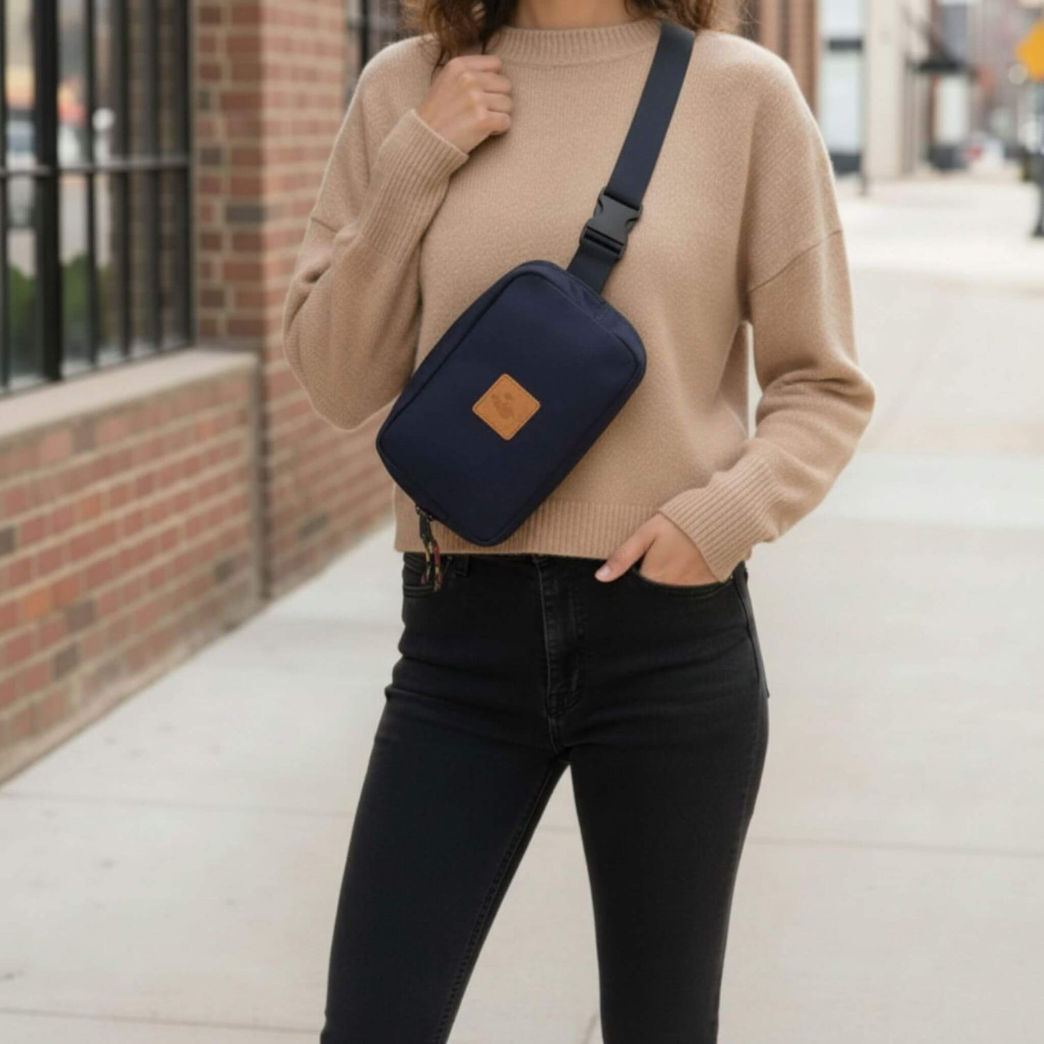 Canvas Crossbody Belt Bag Pouch, The Everywhere Belt Bag 