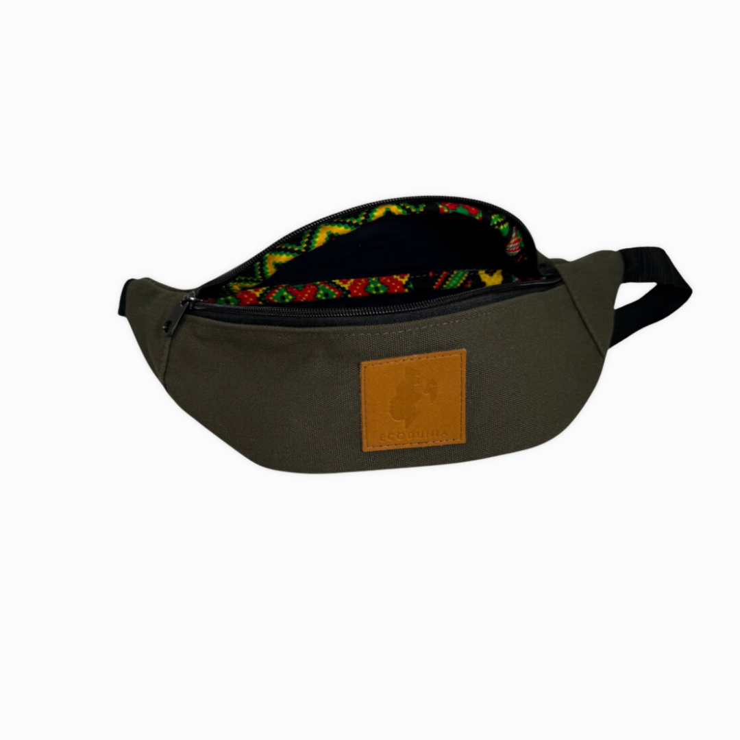 Canvas Fanny Pack- Green