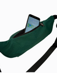 Canvas Fanny pack- Morrison Green