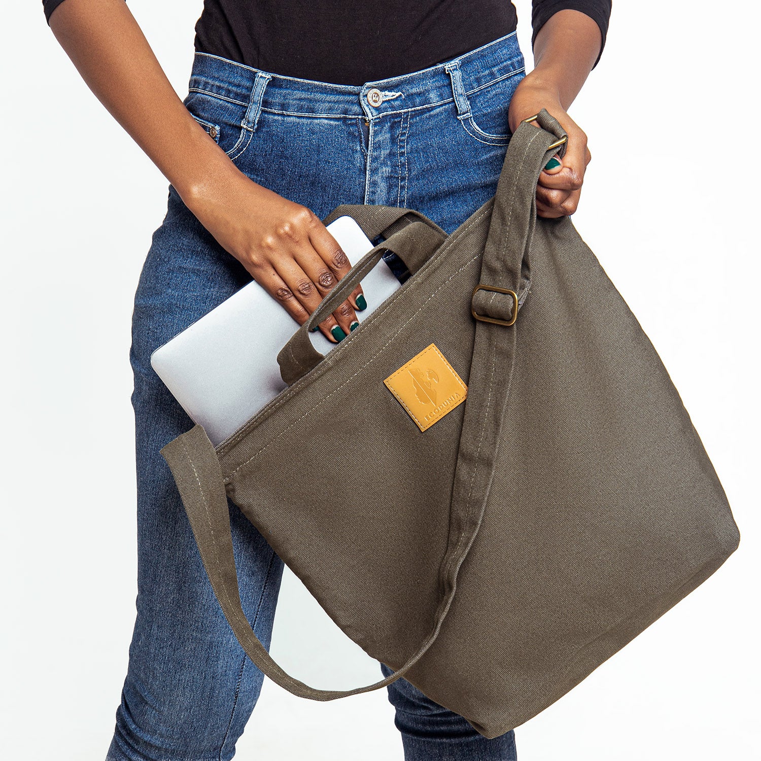 Canvas Carry-All Crossbody Bag for Men &amp; Women | Amani 