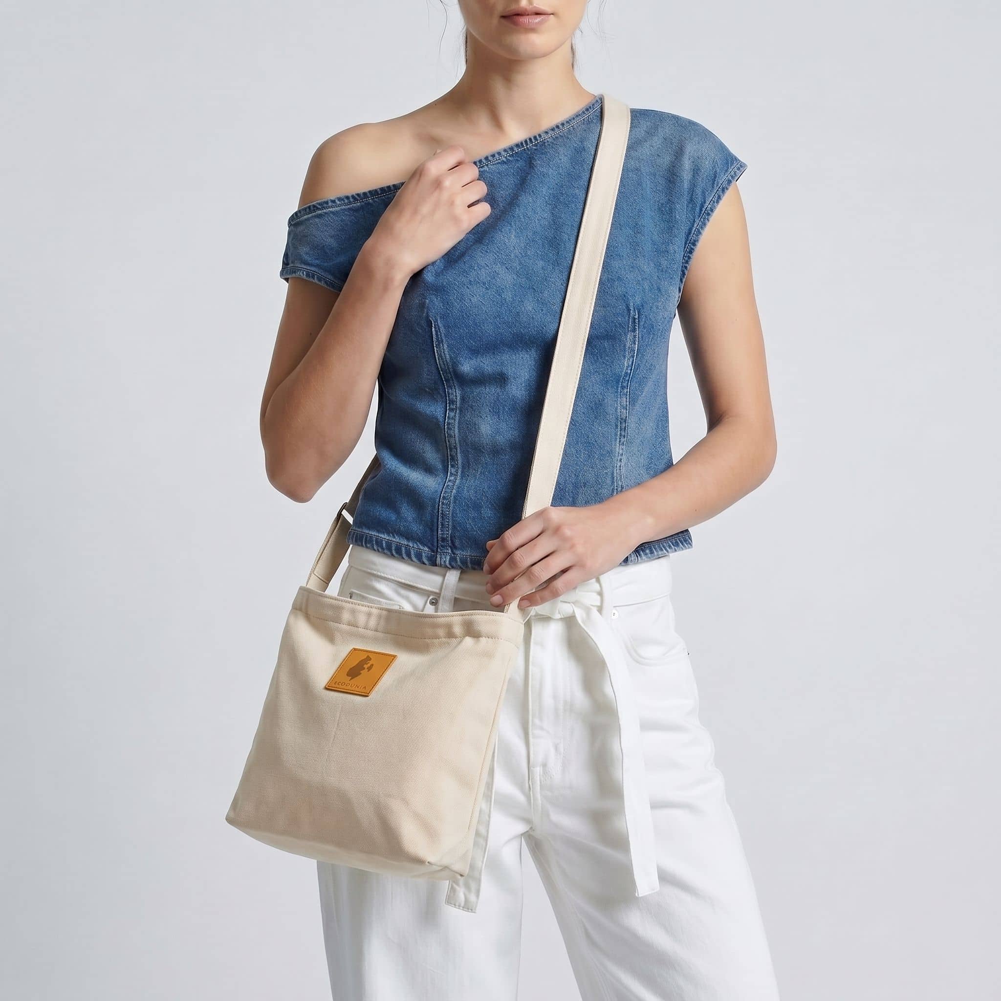 Canvas Mini Crossbody Bag for Men &amp; Women | Amani 