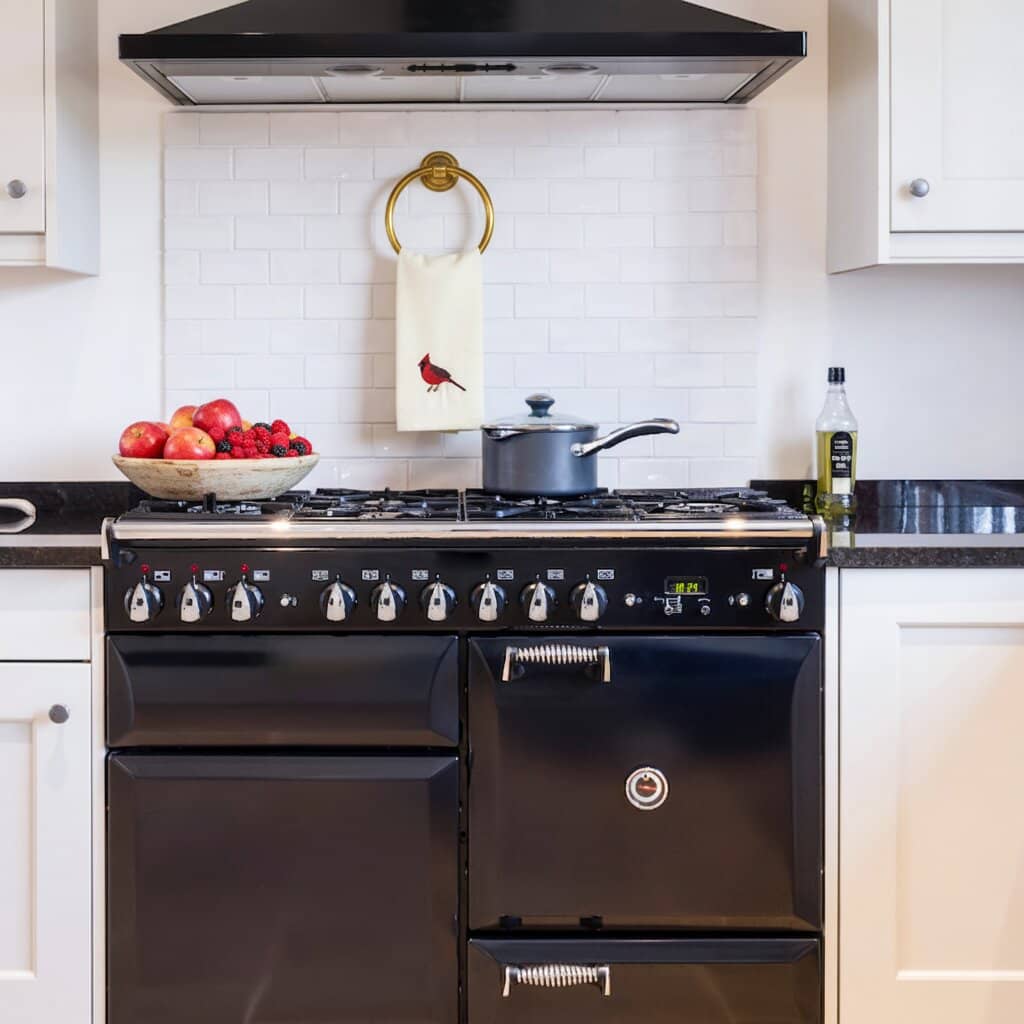 Cotton Kitchen Tea Towels with Bird Embroidery 