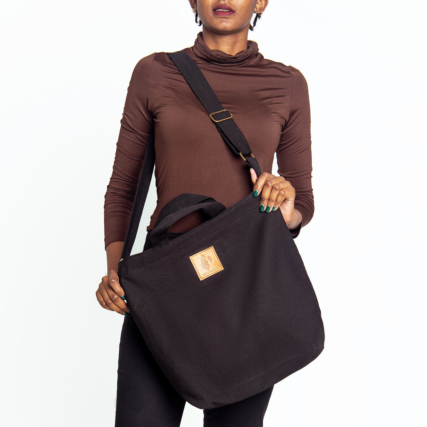 Canvas Carry-All Crossbody Bag for Men &amp; Women | Amani 