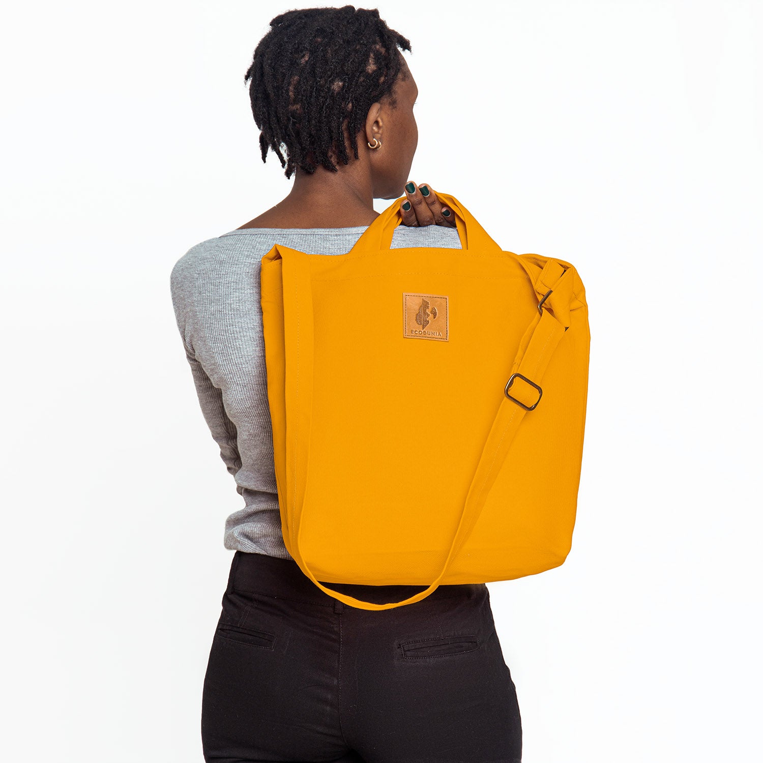 Canvas Carry-All Crossbody Bag for Men &amp; Women | Amani 