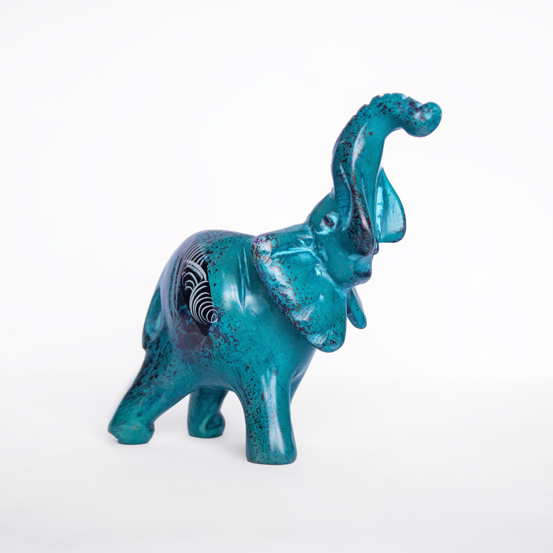Hand Carved Elephant Soapstone Sculpture