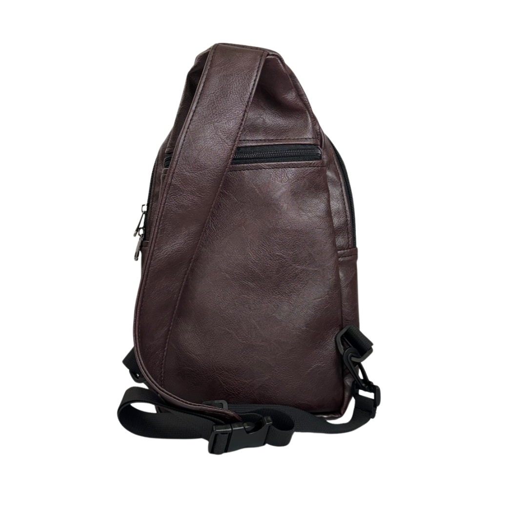 Vegan Leather Umoja Sling Bag - Purple