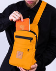 Umoja Sling Bag - Orange Canvas