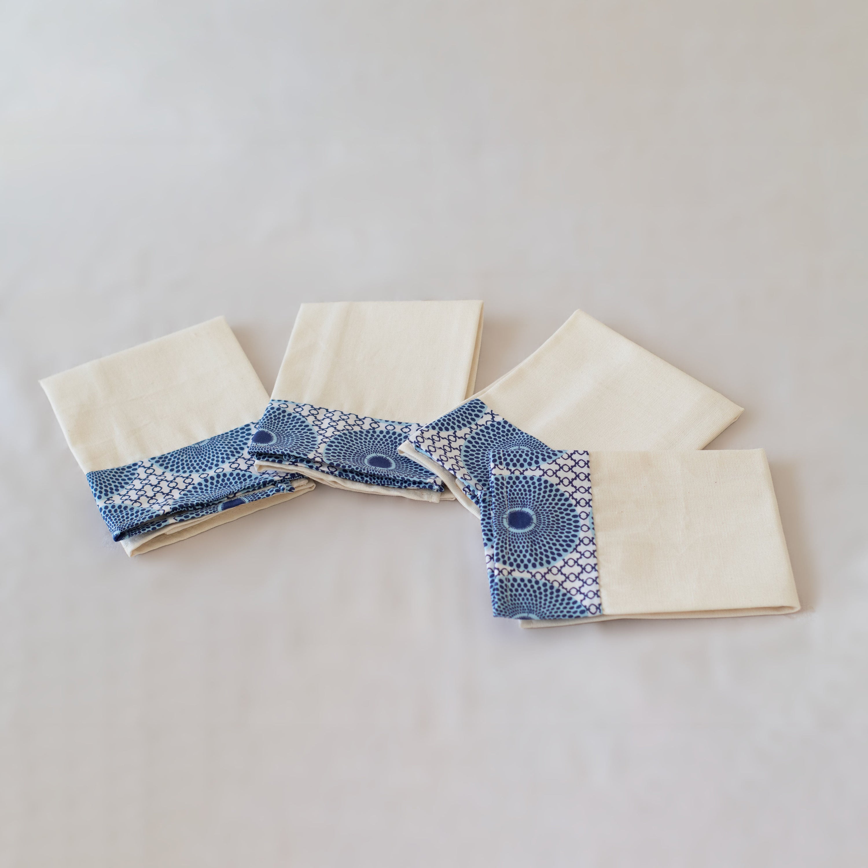 Kitenge Cotton Cloth Napkins - African Print Table Napkin - Ecodunia