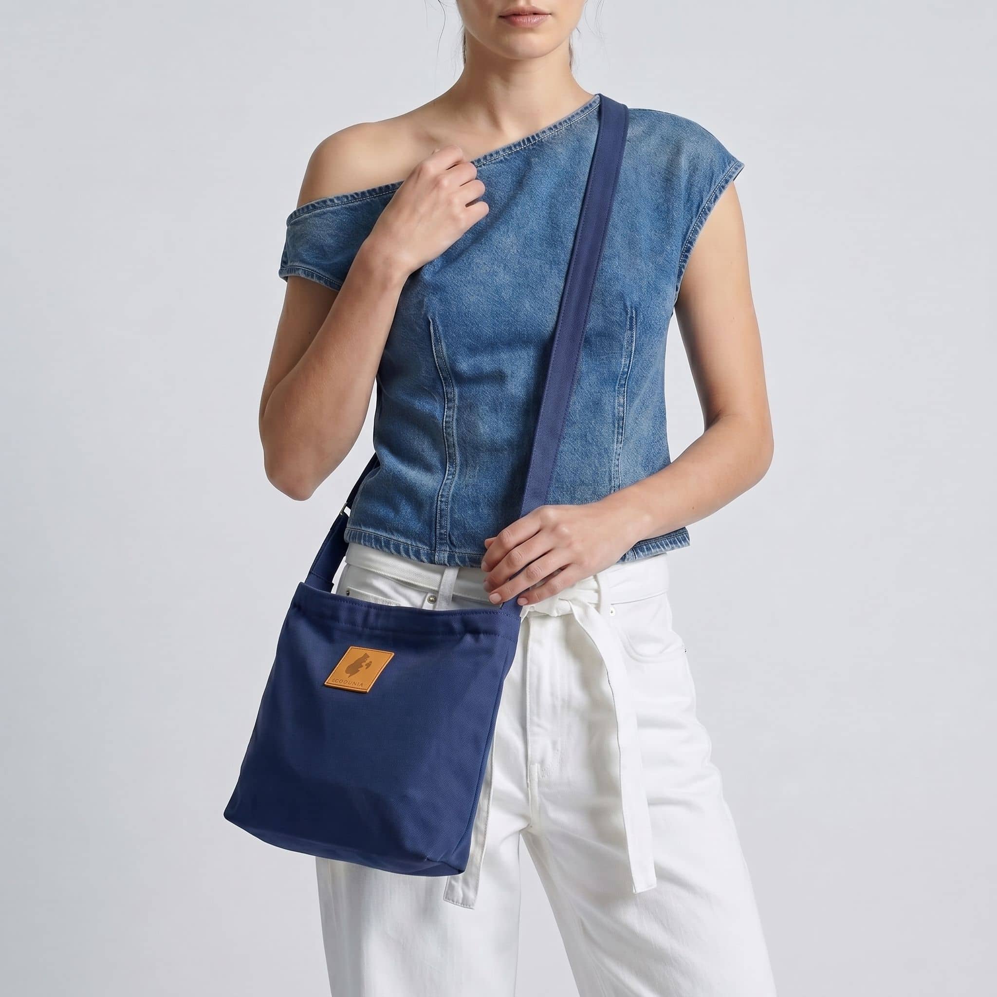 Canvas Mini Crossbody Bag for Men &amp; Women | Amani 