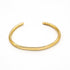 Cuff Brass Bracelet - Dhahabu