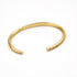 Cuff Brass Bracelet - Dhahabu