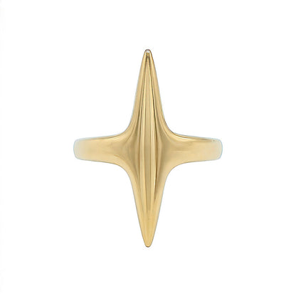 Curved Spike Statement Ring | Lazizi - EcoDunia