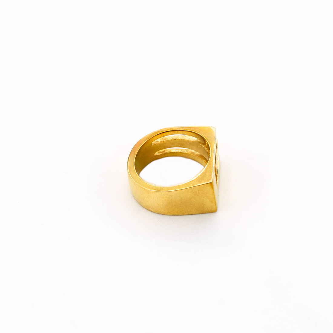 Dari Geometric Initial Ring for Men and Women