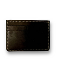 Leather Card Holder - Dark Brown