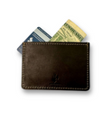 Leather Card Holder - Dark Brown