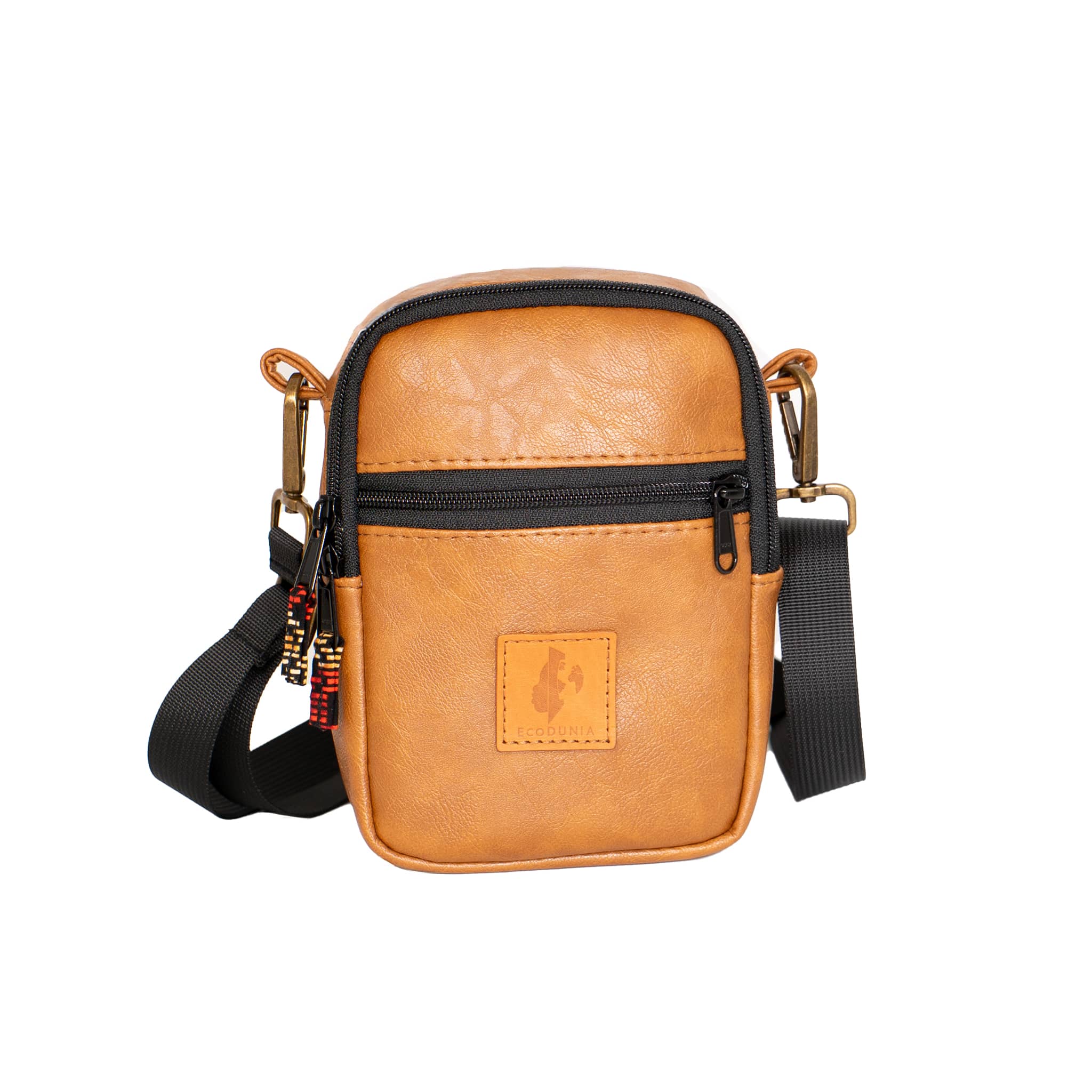 Rozi Vegan Leather Crossbody Bag 1L #color_brown