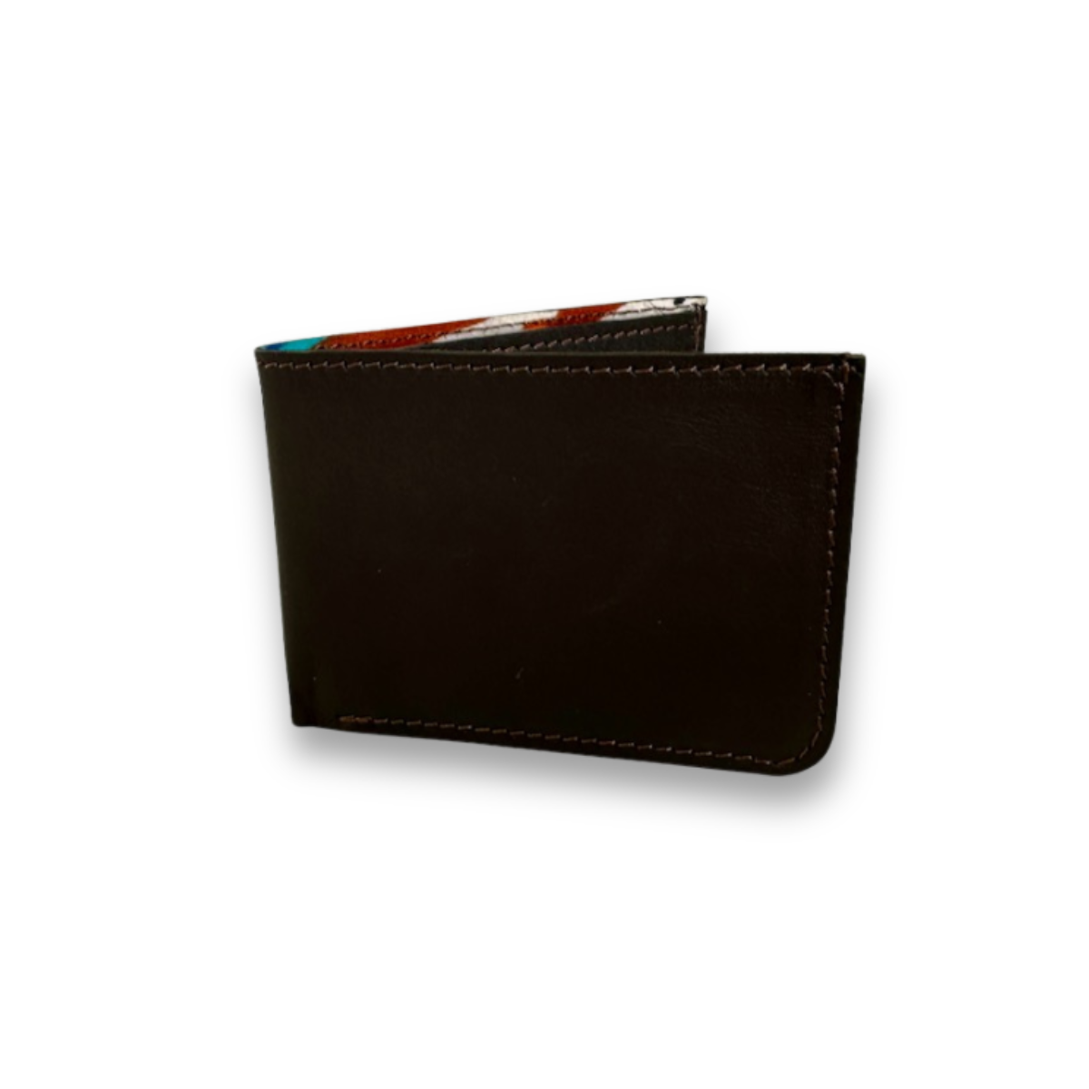 Slim Leather Wallet - Unisex Bifold Minimalist Wallet 