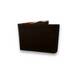 Leather Bifold Slim Wallet- Dark Brown