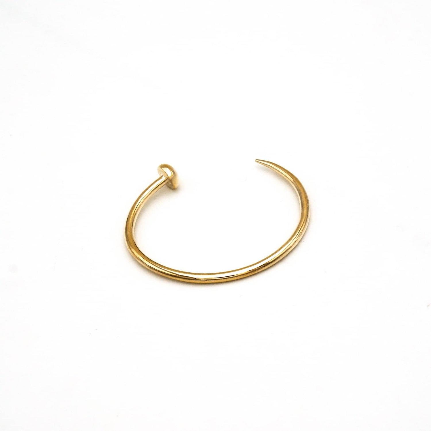 Dot and Nail Open Cuff Bangle for Women - Doa