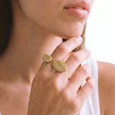 Double Disc Open Ring | Nala Ecodunia