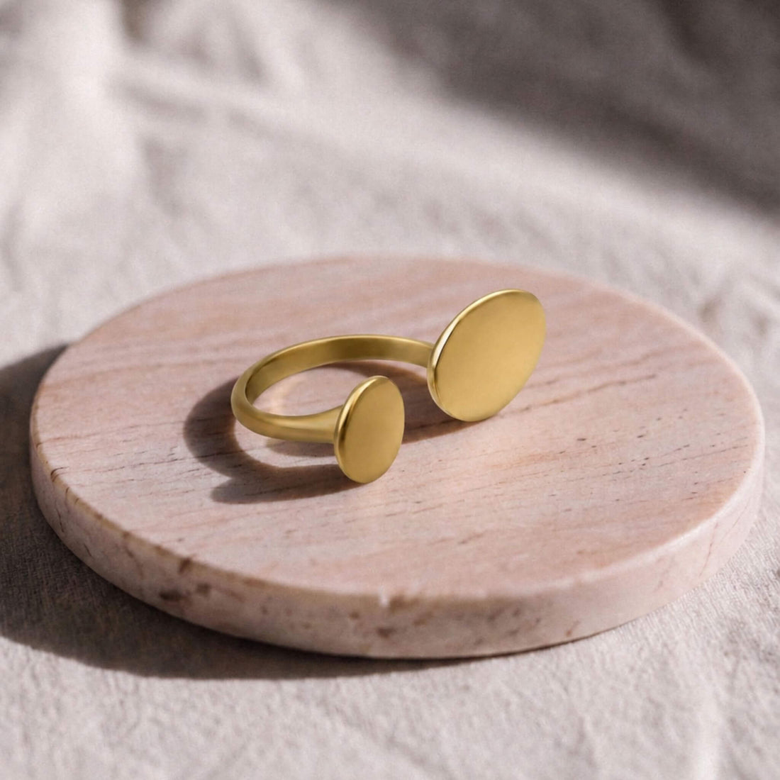 Double Oval Open Ring | Juja - EcoDunia