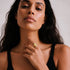 Brass Double Triangle Pyramid Ring | Pia Ecodunia